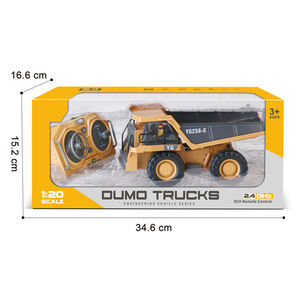 1:24 Scale 9CH 2.4G <strong>RC</strong> <strong>Dump</strong> <strong>Truck</strong> with Metal Construction USB Cable Remote Controller Charger Included for Kids - Product Image 6
