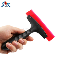 Spatule à poignée PP et bande de caoutchouc pour le décapage et le nettoyage de films de protection automobile, outil de pose pour carrosserie et vitres, et pose de vinyle Wingow Titing