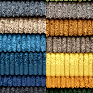 Thick Warp Knitted 2.5 Wale 100% Polyester Corduroy <b>Fabric</b> Breathable Soft Comfortable for Bay Window Cushion Pillow Plush Toy - Product Image 5