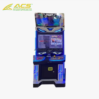 Machine d'arcade de combat ACS, borne verticale avec commandes par joystick et boutons, pour parc d'attractions