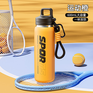 Wholesale Custom Logo Stainless Steel Vacuum Insulated Tumbler with Handle, <b>Large</b> Capacity Car Travel Mug for Outdoor Sports - Product Image 4