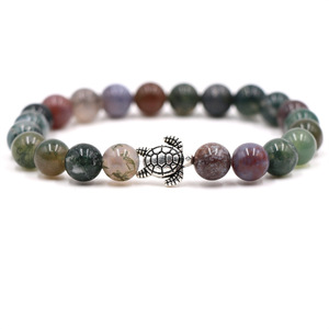 LC202503198 Groothandel Modieus Elastisch Rekbaar Zeeschildpad Klassiek Heren Dames Armband van Natuurlijke Edelstenen - Product Image 6