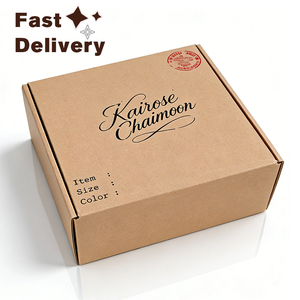 Boîtes en carton ondulé personnalisées avec impression de logo, emballage recyclable pour vêtements, emballage en carton pour envoi postal, boîtes d'expédition en papier - Product Image 3
