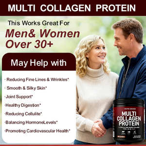 Hersteller <span class=keywords><strong>OEM</strong></span> ODM Kundenspezifisches Heißes Angebot Nahrungsergänzung Halal Kollagenpulver Multikollagenpeptide Pulver - Product Image 3