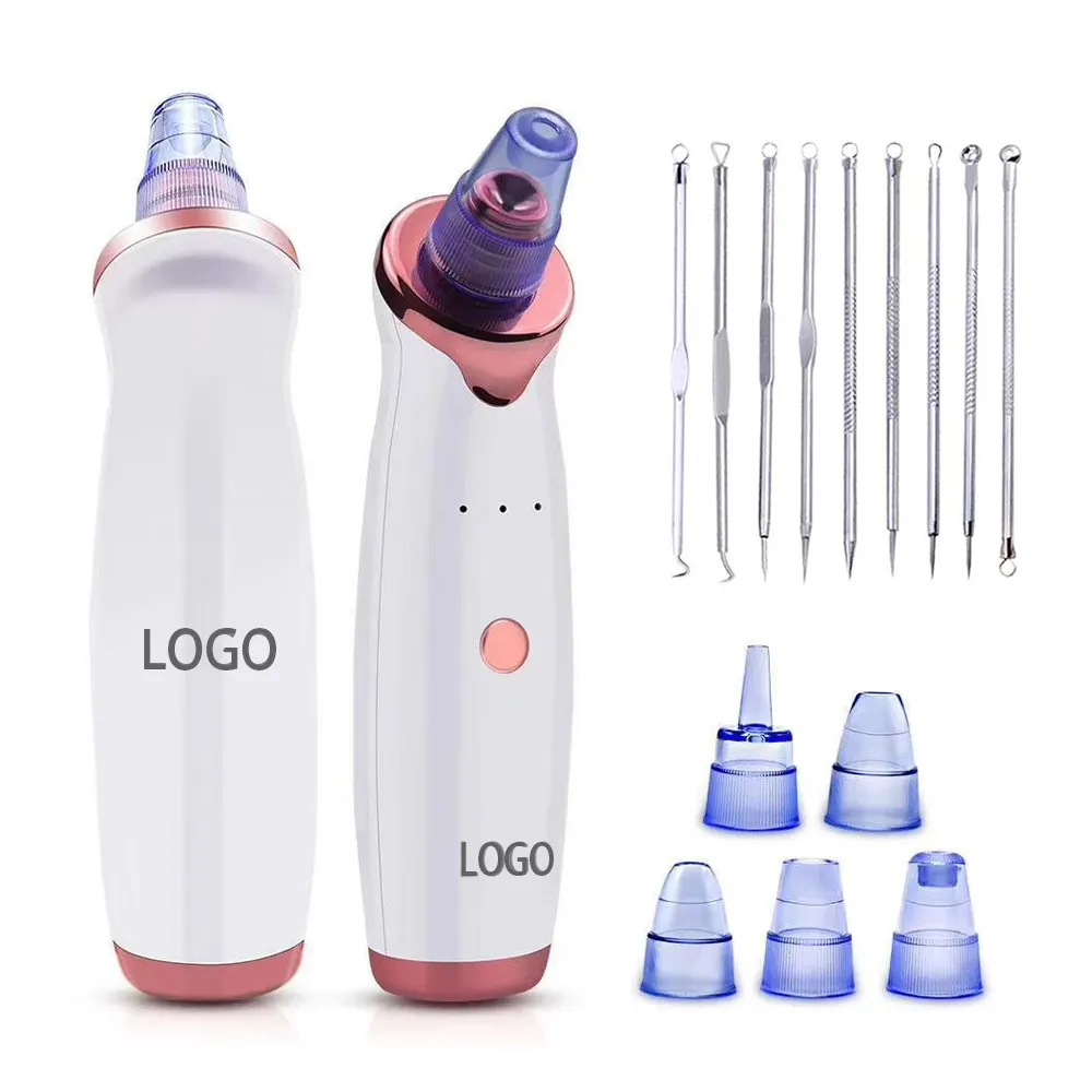 2022 Electric Five Suction Pore Cleaner Blackhead Remover Vacuum pore to Remove Skin Acne Noir Point Nose Blackhead