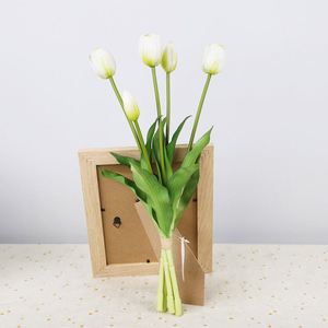 Flor de tulipán de goma suave para decoración transfronteriza, ramo de tulipán PE de PU, flor Artificial de tulipán de silicona - Product Image 6