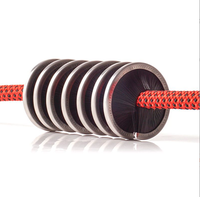 Brosses spirales industrielles personnalisables avec manche en acier inoxydable et poils en nylon pour le nettoyage des cordes d'escalade