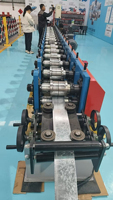 Máquina de Armado de Estructuras de Acero 2026 con PLC y Motor |   Equipo de conformación de rollos de armazón Omega para sombrillas personalizadas con motor de rodamientos