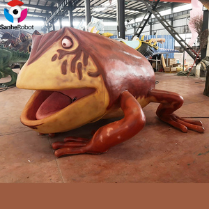 Nouvelle Simulation de Parc Animalier 2025 : <span class=keywords><strong>Grenouille</strong></span> Cornée Animatronique Grandeur Nature à Vendre - Product Image 3