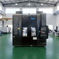 Centre d'affûtage vertical CNC robuste pour usinage multi-surfaces, configuration unique pour engrenages de tourelle, direct usine