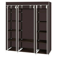 Armoire Portable Ajustable la Plus Vendue, Facile à Assembler, avec Housse en Tissu Non Tissé, Idéale pour une Location de Maison