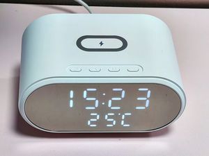 Trending Products 15W <b>Wireless</b> Charger with Time Vision Alarm Clock <b>Wireless</b> Charger - Product Image 6