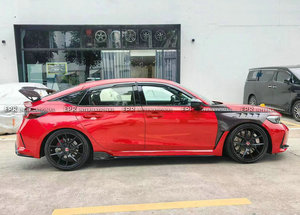 ชุดแต่ง EPR สไตล์ใหม่สำหรับ Honda Civic Type-R FL5 ดีไซน์ EPA บังโคลนหน้าสีแดง คาร์บอนไฟเบอร์ อุปกรณ์ตกแต่งรถยนต์ - Product Image 6