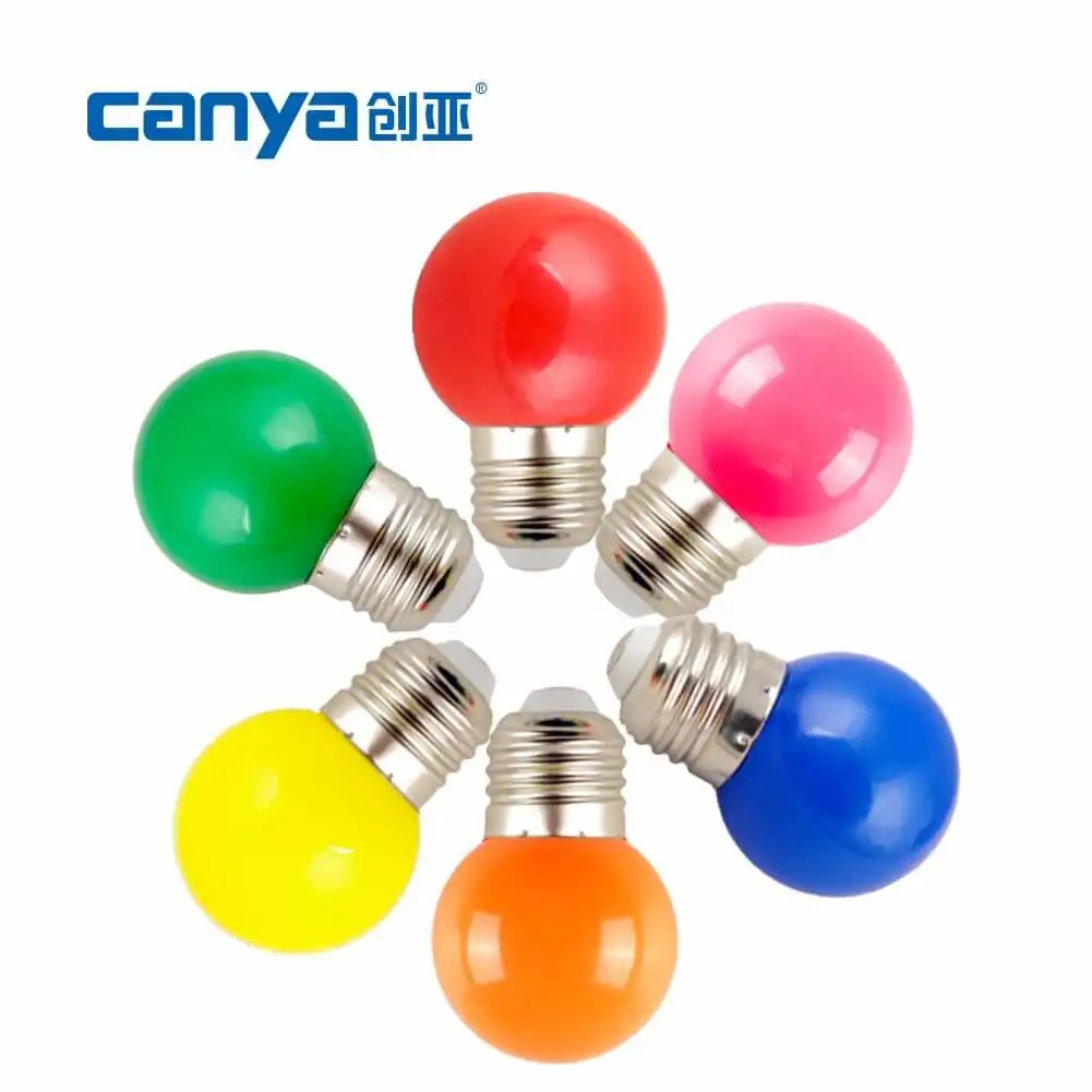 Raw Material E12 E14 E27 E26 Led Bulb ST26 Colors Multicolor Led Light Colored Bulb Led Color Bulb