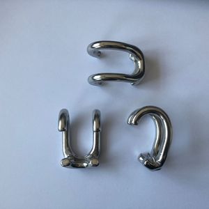 Stainless Steel <b>S</b> <b>Hooks</b> Round Shape Wall Mount Coat And Cap <b>Hook</b> For Behind Doors Or Walls H12001 - Product Image 1