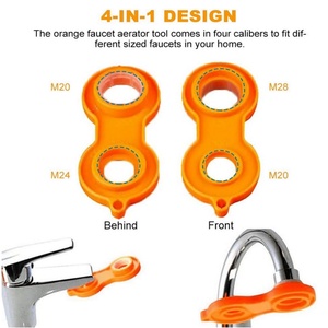 Llave para Extraer el Aireador del Grifo, Herramienta para Tamaños M16.5/M18.5/M21.5/M22.5/M24, Material ABS, para Uso en Baños y Duchas - Product Image 3