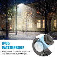 Lámpara LED para Estacionamiento, de 150W, con Encendido/Apagado Automático al Anochecer/Amanecer, Lámpara de Proyección para Exteriores, Montaje en Poste, 100W, para Calle Comercial, Patio, Granero