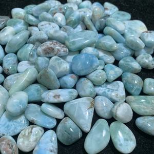 Piedra de Larimar Natural Pulida a Precio de Fábrica al por Mayor, Cristal de Larimar Pulido para Manualidades, Decoración del Hogar, Piedra Preciosa - Product Image 2