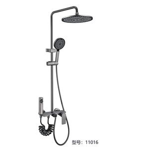 Modern Luxury Style Square Bathroom <b>Shower</b> System Thermostated Rainfall Bath Faucets Soft Spray Chrome Finish Ceramic for Hotels - Product Image 4