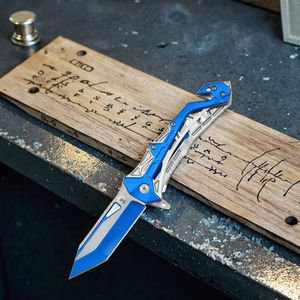 سكين قابل للطي من SELAN بشفرة 4.5 بوصة من الفولاذ 3cr13 بسمك 3.0 مم ومقبض ألومنيوم، سكين جيب OEM CT583 - Product Image 6