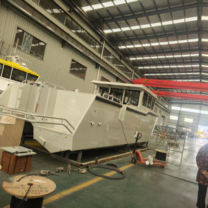 मछली पकड़ने के लिए 14 मीटर 46 फीट आरामदायक एल्यूमीनियम लक्जरी केबिन कैटामरैन यात्रा और - Product Image 6