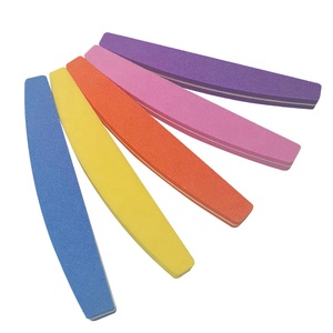 Wholesale Superior Quality Custom Printed Double-Sided 100/180 Emery Board Professional Sponge EVA Nail File