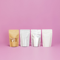 Vente chaude, emballage translucide anti-odeur, imprimé, fermeture éclair, sac en plastique personnalisé avec logo, sac debout, emballage en mylar