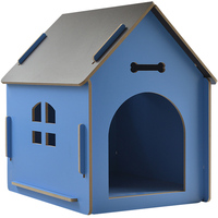 Waterdichte houten binnen- en buitenhuisdierenverblijf, kooi, schuilplaats, huis, Ys Wood Fashion solide honden- en kattenhuis, slaapruimte, woonkamer