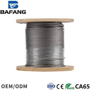 Câbles en acier inoxydable pour balustrades Ss304 Ss316 Wire Rope 7*19 7*7 6*19 6*36 1*19 avec différentes tailles pour la pêche marine en mer - Product Image 2