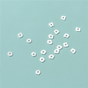 <span class=keywords><strong>925</strong></span> in <span class=keywords><strong>argento</strong></span> Sterling 5*0.8mm forma irregolare foglio distanziatore perlina accessori gioielli da te - Product Image 2