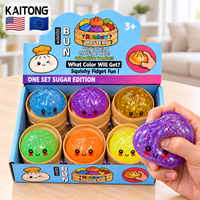 KAITONG Vente en gros de jouets sensoriels anti-stress géants de Noël en vrac, jouets à presser Squishies en forme de dumpling
