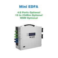 Amplificateur optique à fibre FTTH CATV 1550nm 16db-23dbm WDM 4 ports 8 ports MINI EDFA