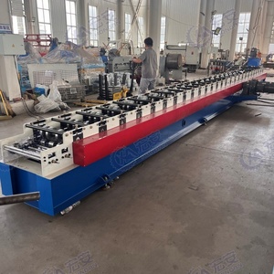 เครื่องขึ้นรูปกรอบประตูรูปตัวยูแบบหลายขนาด ควบคุมด้วยระบบ CNC อัตโนมัติ PLC พร้อมมอเตอร์แบริ่งสแตนเลสสำหรับอลูมิเนียมอัลลอย - Product Image 4