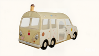 Pliable Snack Parade Bus Jouer Tente pour Enfants Maison En Plein Air Snack Boisson Vending Carnaval Gonflable Camion Nourriture Bus Tente