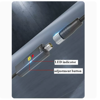 BOJKE 1mm Mini petit capteur laser photoélectrique diffus M3 M4 à travers les capteurs optiques à faisceau