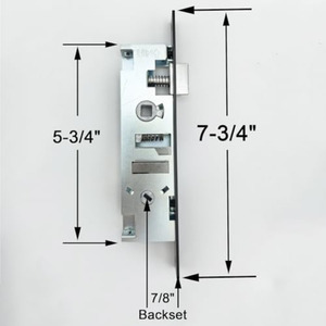 Set Maniglia <span class=keywords><strong>per</strong></span> Porta Antivento con Design Francese, in Lega di Zinco Nero Opaco, <span class=keywords><strong>per</strong></span> Porte <span class=keywords><strong>a</strong></span> Zanzariera, Ingresso e Bagno, Compatibile con Larson - Product Image 4