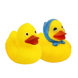 Anatre di Gomma Gialle Jixin per Bambini, Giocattolo da Bagno Unisex con Suono, a Forma di Anatra, per Età 2-7 Anni, Regalo di Natale - Product Image 4