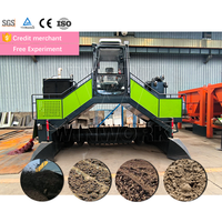 Retourneur de compost motorisé WINWORK à haute productivité avec certification ISO CE pour usine de fabrication d'engrais organiques