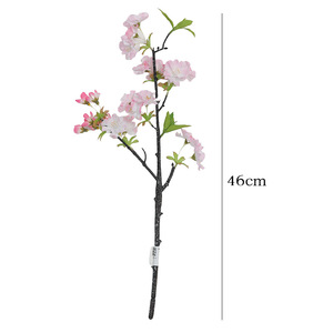 Fleurs de cerisier artificielles Ruilisi, fleurs en soie blanches réutilisables, décoration de mariage, décoration de la maison, accessoires de photographie en extérieur - Product Image 5