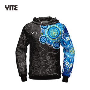 Sweat-shirts unisexes bleu noir à motif tribal d'<span class=keywords><strong>anime</strong></span>, broderie personnalisée, imprimé, tendance, polaire, ensemble décontracté - Product Image 1