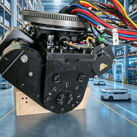 Module de roue motrice omnidirectionnelle AGV industrielle à haut rendement et faible bruit de roulement pour la manutention logistique