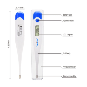 Thermomètre numérique électronique pour la fièvre, pour aisselles, bouche ou rectum, thermomètre pour bébé, Famidoc - Product Image 4