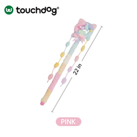Juguete para Gatos Touchdog, Ecológico, Moderno, de Madera, con Poste Largo, para Ejercicio, Autoentretenimiento y Alivio del Estrés, Fácil de Masticar