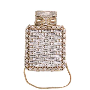 Свадебный кошелек Роскошный вечерний парфюмерный клатч с кристаллами и камнем женский клатч для женщин Роскошные вечерние сумки