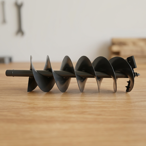 Heavy-Duty Spiral Earth <b>Auger</b> Bit for Tree Planting, Fence Post Digging and Agricultural Soil <b>Drilling</b> – Q235 Steel - Product Image 1