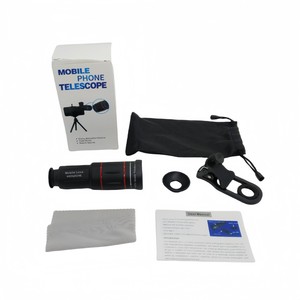 Mini monoculaire 18x25 avec trépied, optique universelle, lentille de télescope en verre pour téléphone portable - Product Image 6