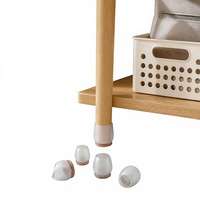 Protections de pieds de meubles en silicone, coussinets de sol anti-rayures, antidérapants, silencieux, réduction du bruit pour bureau, chaise, dortoir