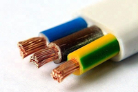 Approbation JZD Saa As/nzs5000 Câble Tps plat 1.5 Mm 2.5mm V-90 flexible Câble 90 ° CTwin & Earth pour boîtier intégré