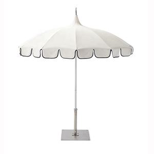 Sombrilla de aluminio con estampado personalizado para exteriores, <span class=keywords><strong>parasol</strong></span> grande con flecos para jardín, sombrilla a rayas de lujo para playa, Pagoda, Patio, venta al por mayor - Product Image 3