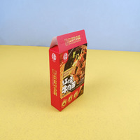 Boîtes d'emballage rouges en carton blanc avec impression personnalisée ISO22000 FSC, carton déchirable CMYK pour ramen, pâtes, salades et nouilles